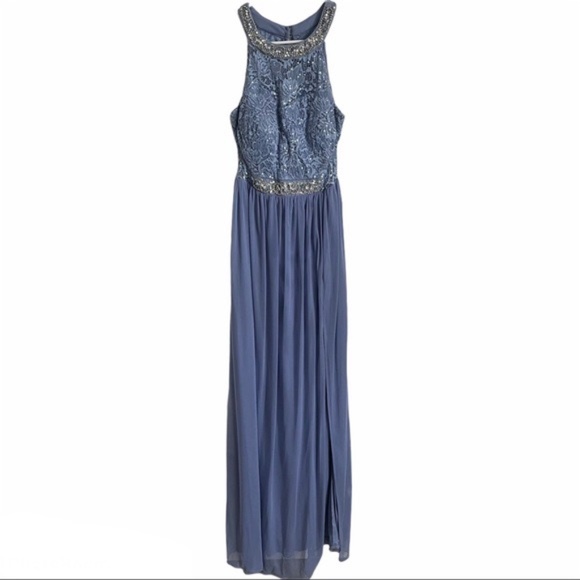 BCX (Nordstom) Periwinkle Prom Gown, Size 7 - Picture 2 of 9